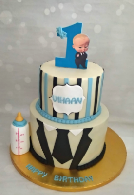 Baby Boss 1st Birthday Cake
