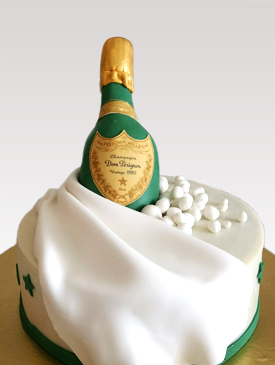 Dom Perignon Champagne Cake
