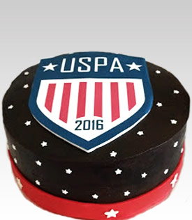 USPA Logo Cake