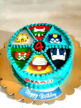 All Superheroes cake