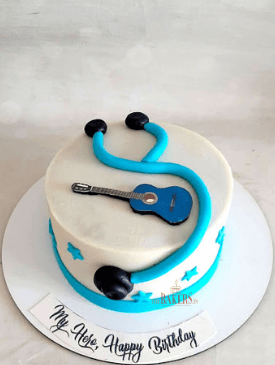 Doctor & Guitar Cake