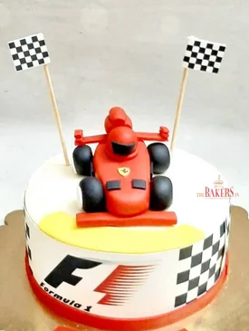 Formula 1 Racing Car Cake