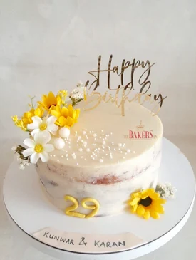 25th birthday cake in chocolate  Shwetas Baking Delights  Facebook