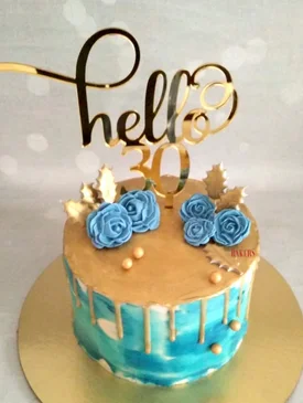 Hello 30 Birthday Cake