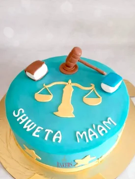 lawyer theme cake