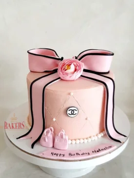 Chanel luxury brand cake