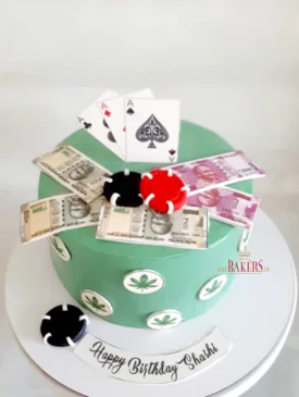 green poker cake