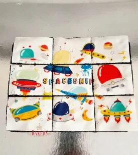 spaceship brownies