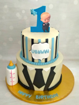 Baby Boss 1st birthday cake