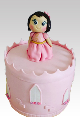 first birthday cake girl